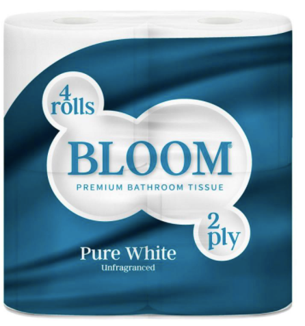 Bloom 2 Ply Toilet Tissue (40 Rolls)