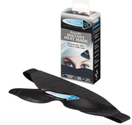 The Eye Doctor Click & GO Hot & Cold Instant and Reusable Eye Compress for The Treatment of MGD, Blepharitis and Dry Eye Disease