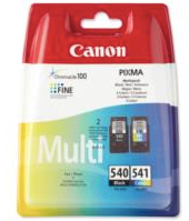 Canon 540XL & 541XL Black & Colour Ink Cartridge Multipack