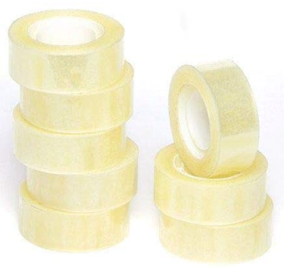 Small Clear Sellotape (8 Pack)