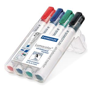 White Board Markers Mixed Staedtler (4 Pack)